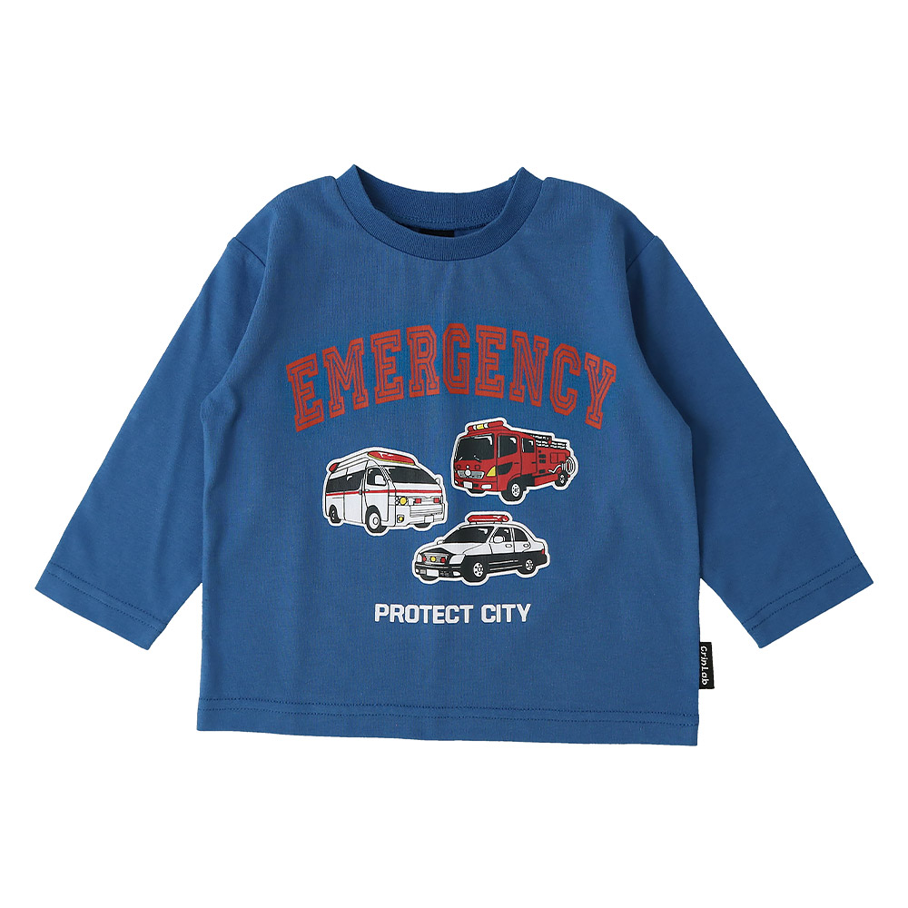 キッズ プリント ロンT 長袖 Tシャツ アップリケ 男の子 女の子 GrinLab グリンラボ インナー カットソー ベビー ユニコーン アイスクリーム ダイナソー 恐竜 | GrinLab | 02