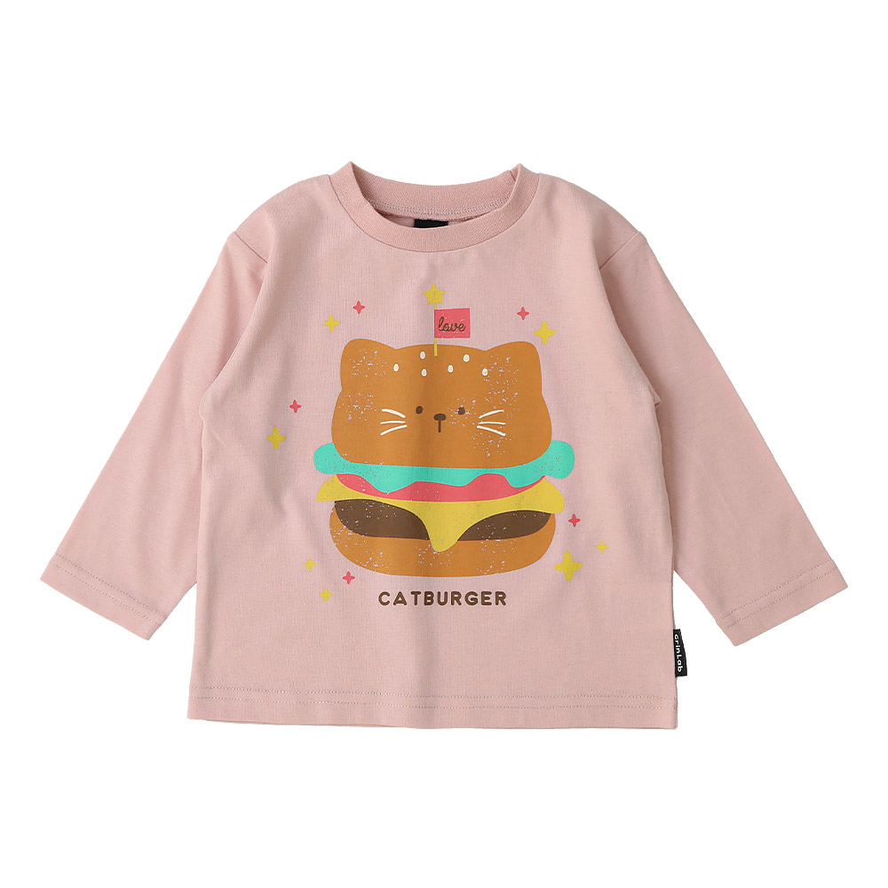 キッズ プリント ロンT 長袖 Tシャツ アップリケ 男の子 女の子 GrinLab グリンラボ インナー カットソー ベビー ユニコーン アイスクリーム ダイナソー 恐竜 | GrinLab | 11