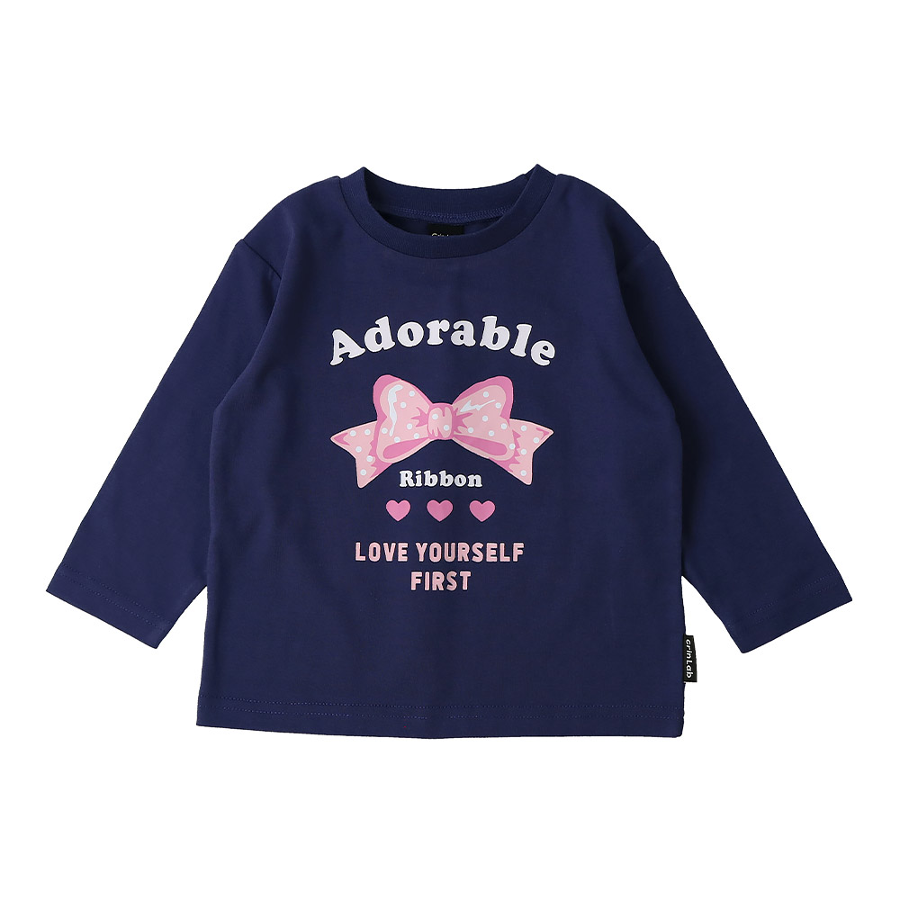 キッズ プリント ロンT 長袖 Tシャツ アップリケ 男の子 女の子 GrinLab グリンラボ インナー カットソー ベビー ユニコーン アイスクリーム ダイナソー 恐竜 | GrinLab | 20