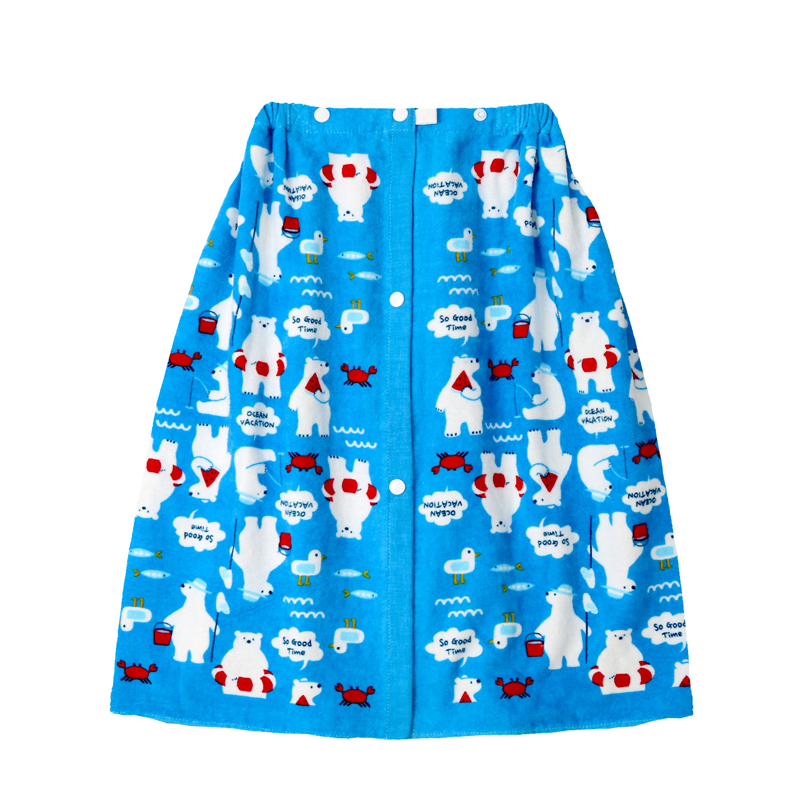 ラップタオル 60cm 子供 綿100％ 男の子 巻きタオル バスタオル ビーチタオル プールタオル 水着用品 スイミング 水泳 着替え キッズ ボーイズ 女の子 柄 | BLUESAIL | 13