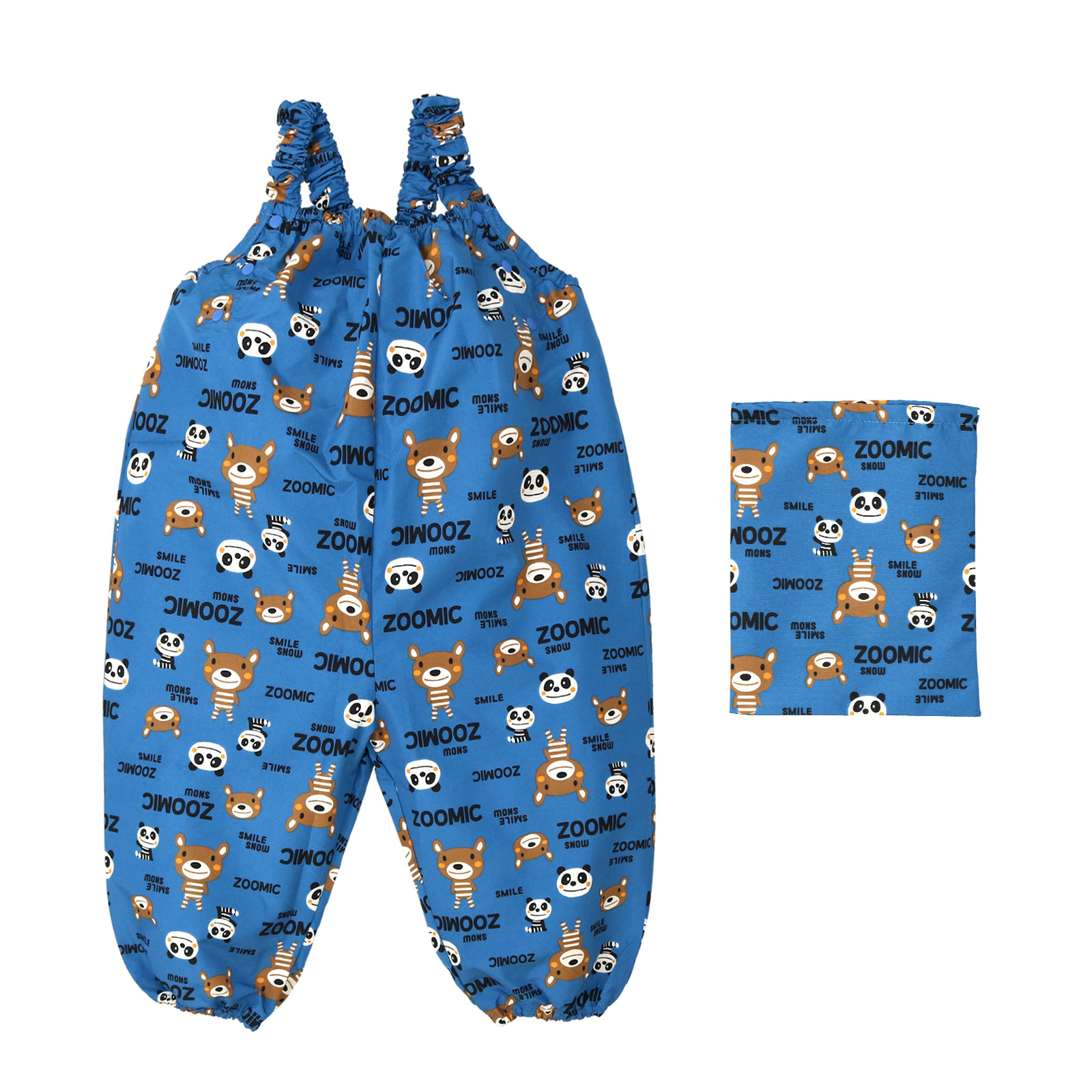 ZOOMIC（ズーミック） プレイウェア キッズ 収納ポーチ付き 撥水加工