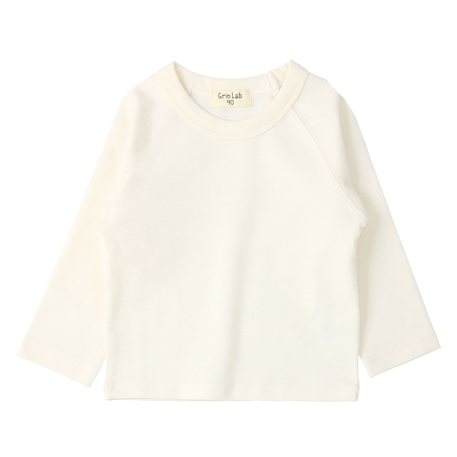 GrinLab ロンt キッズ 無地 ストレッチ 男の子 女の子 ベビー T