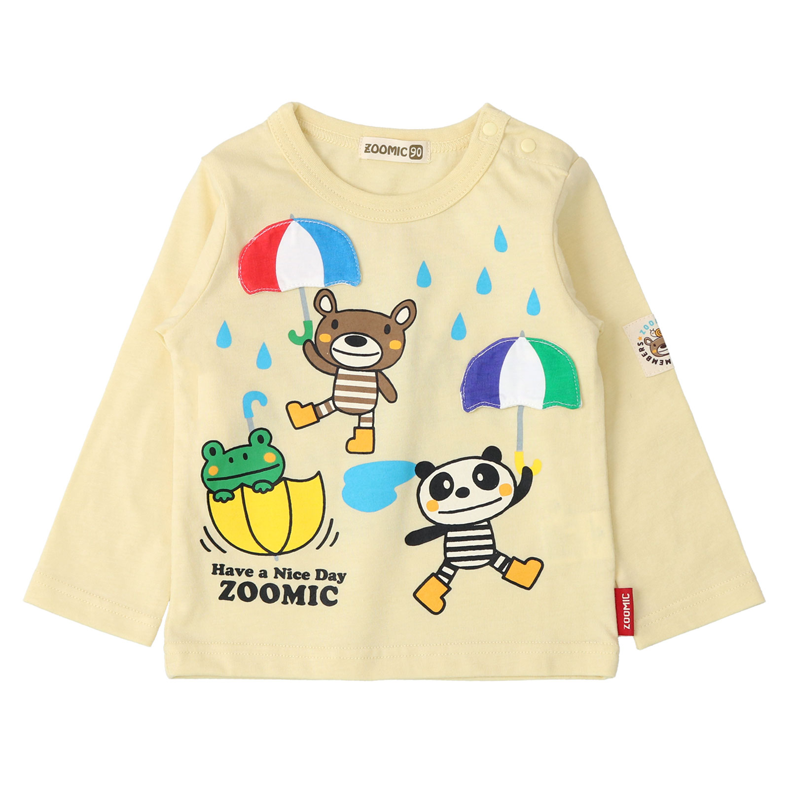 子供服 男の子 ズーミック キッズ トップス くま 長袖 Tシャツ おしゃれ 可愛い 80 90 95 100 110 120 130 クマ 女の子  ベビー 春 秋 ZOOMIC :221109:ZOOLAND - 通販 - Yahoo!ショッピング