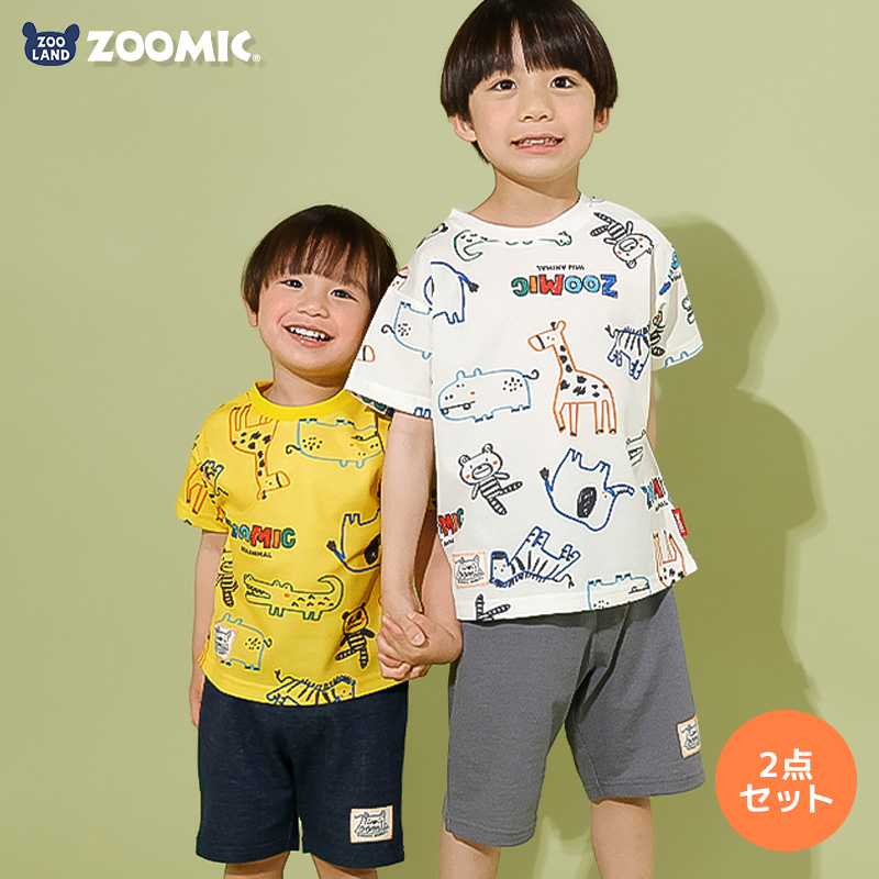 ZOOMIC（ズーミック） キッズ Tシャツ ハーフパンツ 2点セット 半袖t