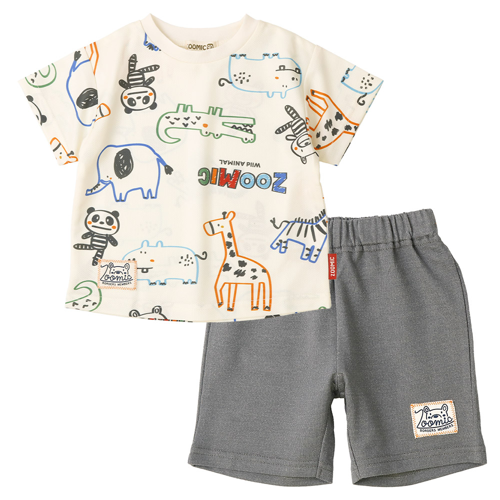 ZOOMIC（ズーミック） キッズ Tシャツ ハーフパンツ 2点セット 半袖t