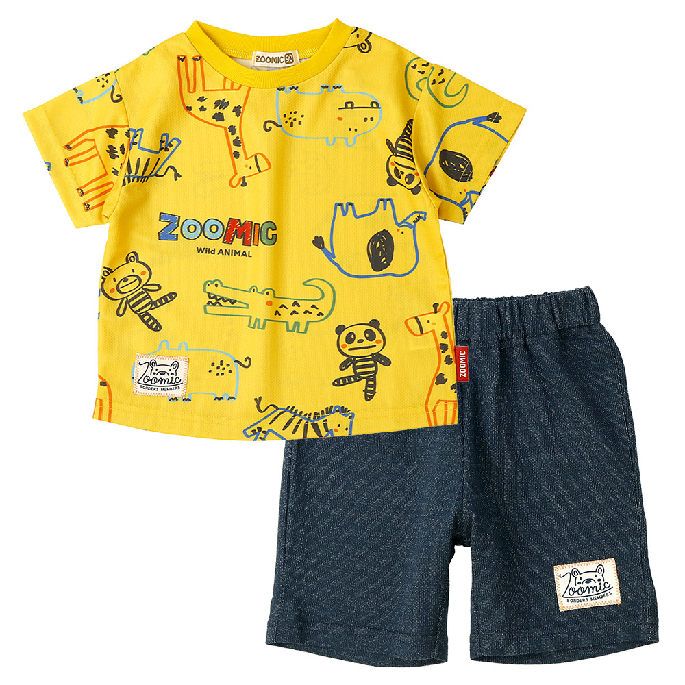 ZOOMIC（ズーミック） キッズ Tシャツ ハーフパンツ 2点セット 半袖t