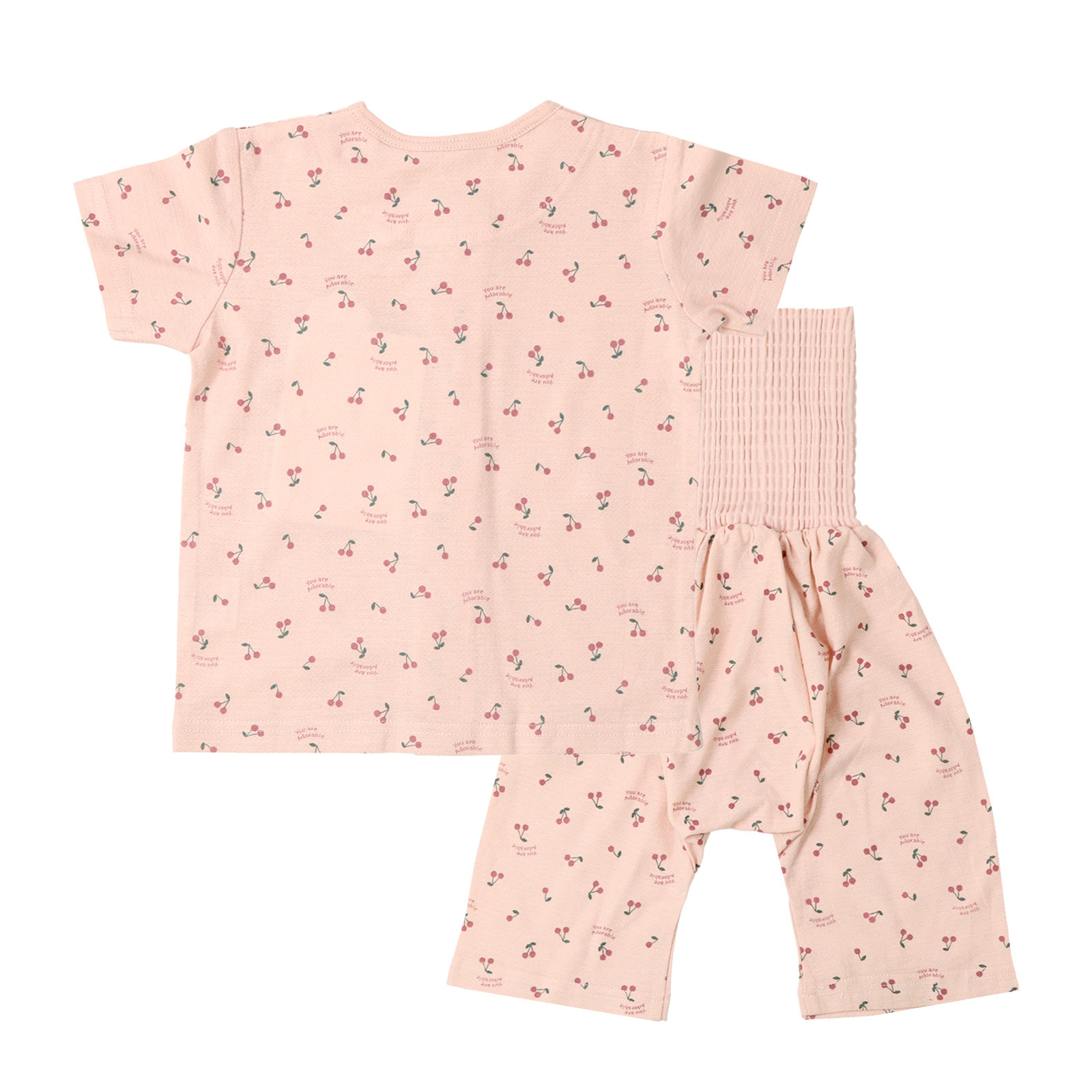 幼児 水玉模様半袖パジャマ 95cm - パジャマ