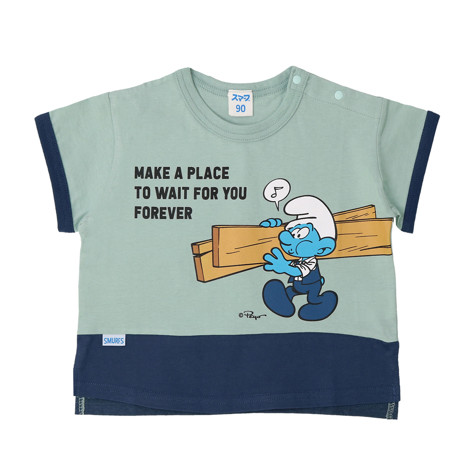 キッズ Tシャツ 半袖 子供服 スマーフ 男の子トップス キャラクター アニメ キッズ ベビー 綿100％ 切替 80cm 90cm 95cm 100cm 110cm 120cm 130cm SMURFS 女の子 |  | 03