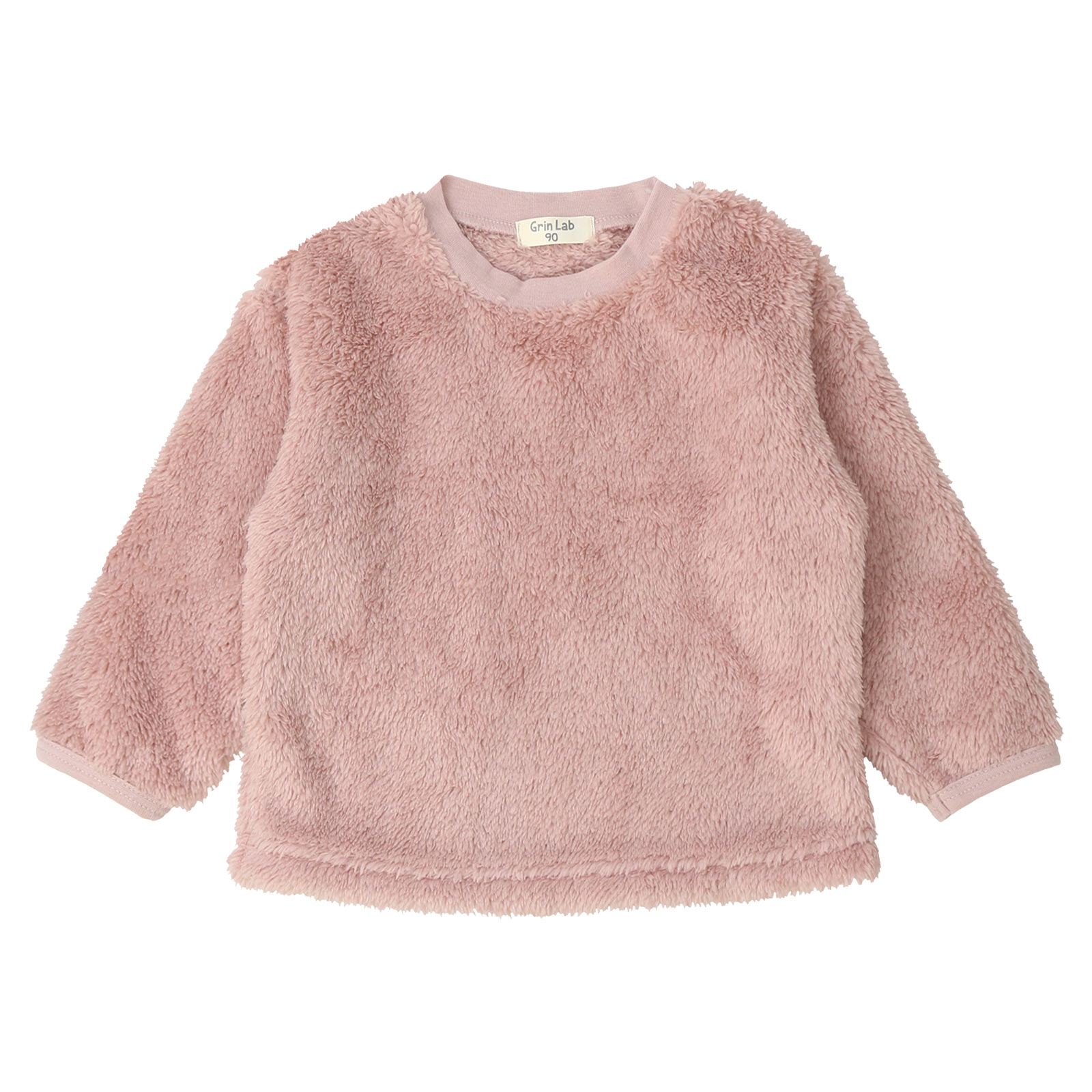 トレーナー フリース ふわもこ 無地 長袖 80cm 90cm 95cm 100cm 110cm 120cm 130cm プルオーバー マイクロファイバーフリース ボア GrinLab | GrinLab | 05