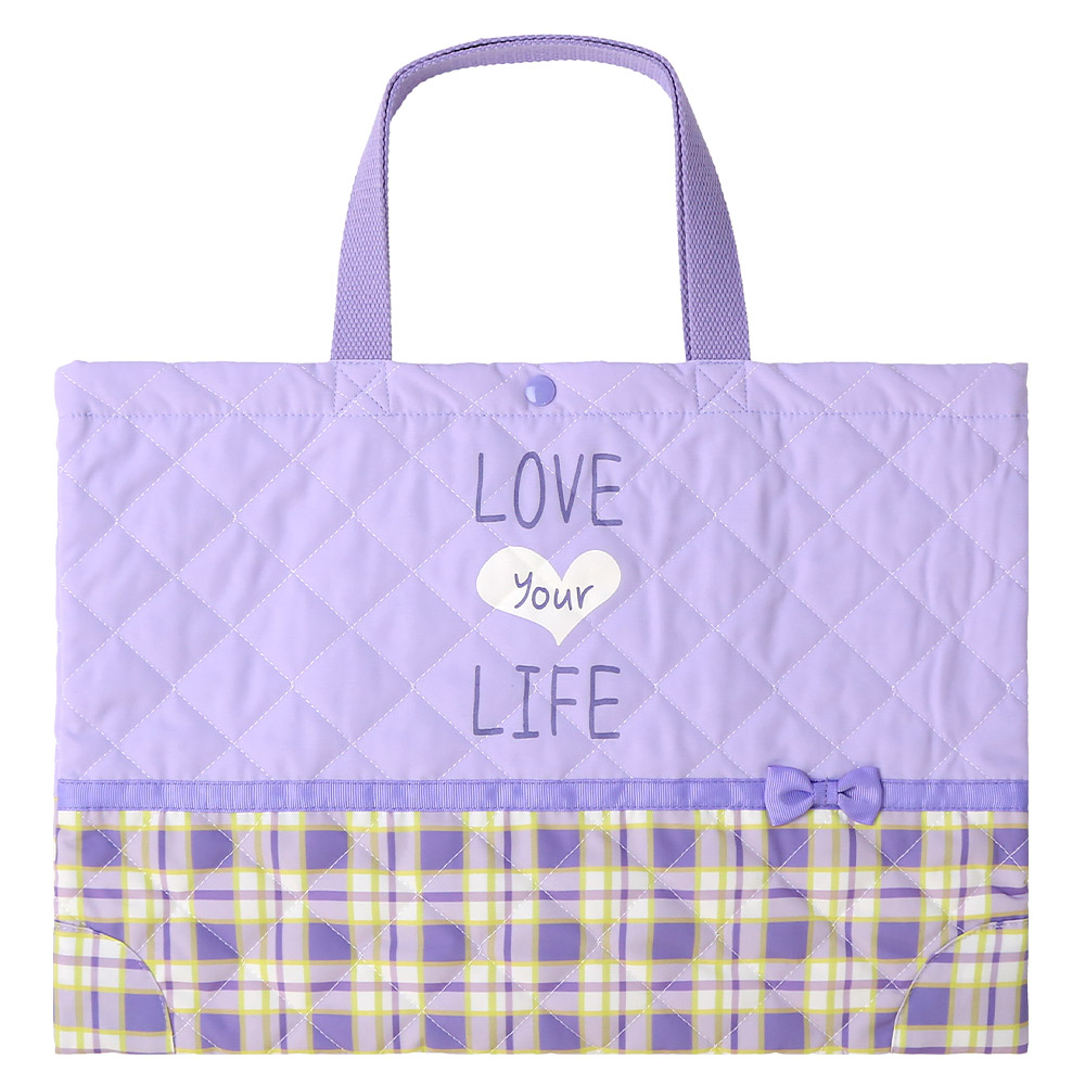 レッスンバッグ キルティング ループ付 女の子 手提げバッグ キルト トートバッグ キッズ 入園入学グッズ 通園 通学 学校用品 小学校 習い事 ピアノ | GrinLab | 03