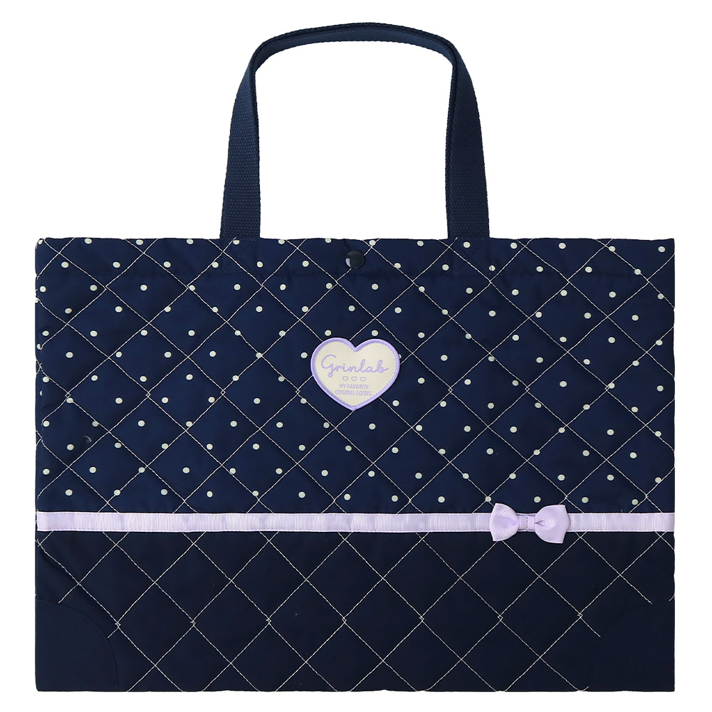 レッスンバッグ キルティング ループ付 女の子 手提げバッグ キルト トートバッグ キッズ 入園入学グッズ 通園 通学 学校用品 小学校 習い事 ピアノ | GrinLab | 04