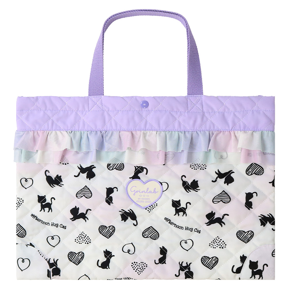 GrinLab（グリンラボ） レッスンバッグ キルティング ループ付 女の子