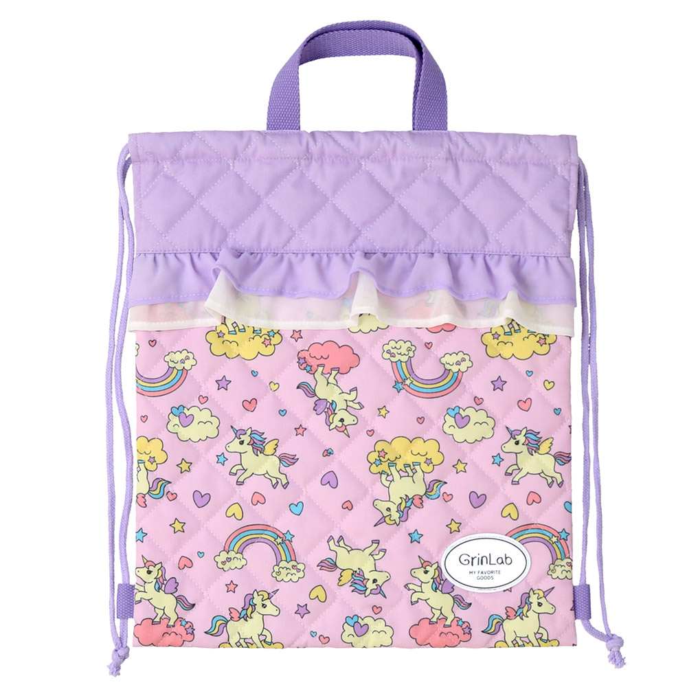 ナップサック 体操服袋 キルト キッズ キルティングバッグ 女の子