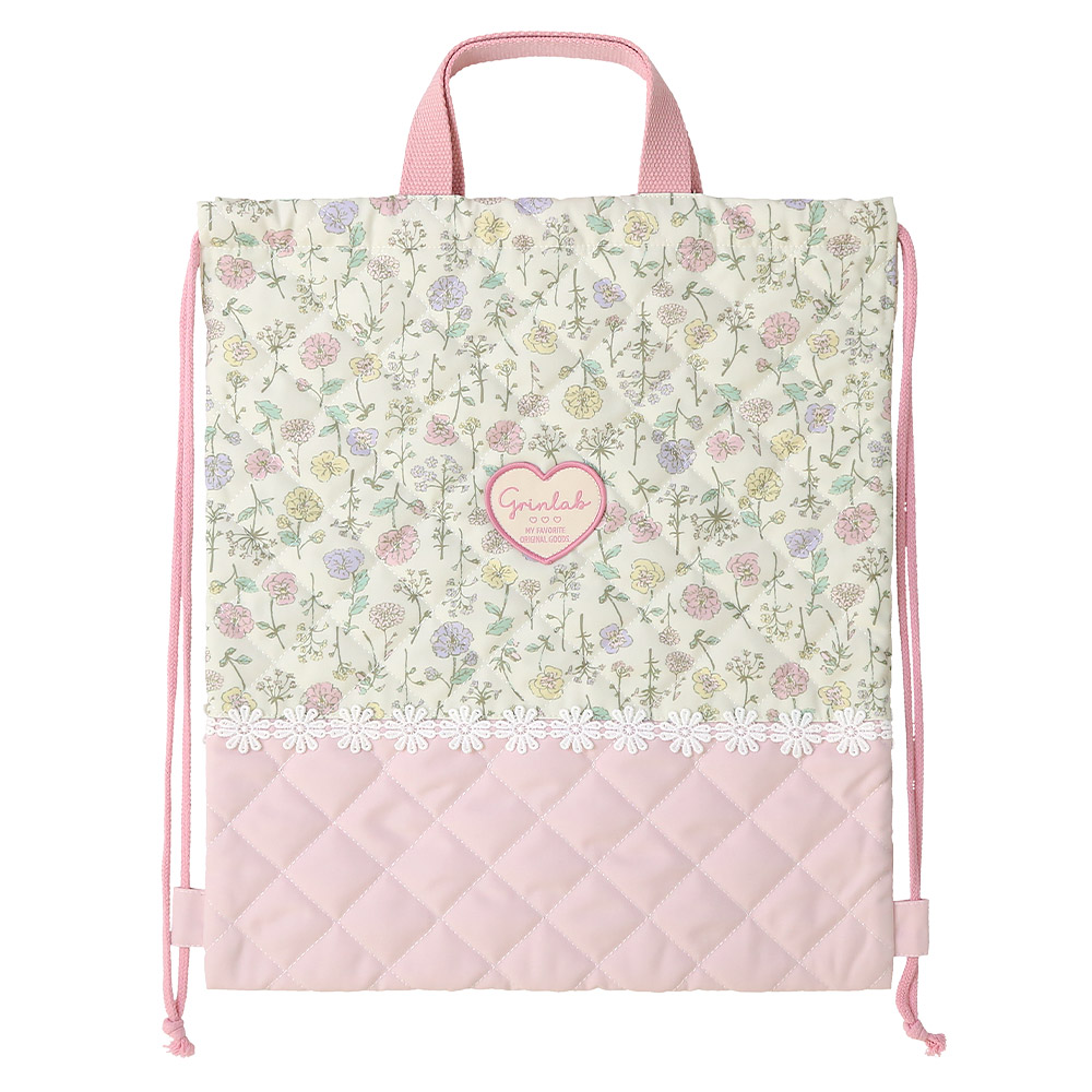 ナップサック 体操服袋 キルト キッズ キルティングバッグ 女の子