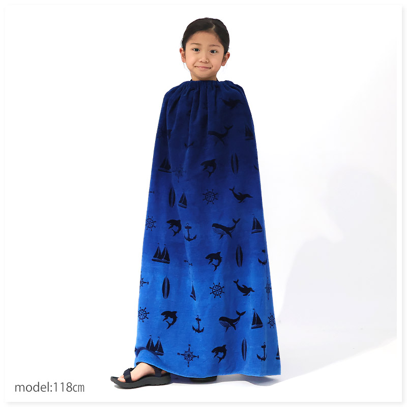 プールタオル ラップタオル 100cm 大人用 子供用 プールタオル 男の子 女の子 綿100