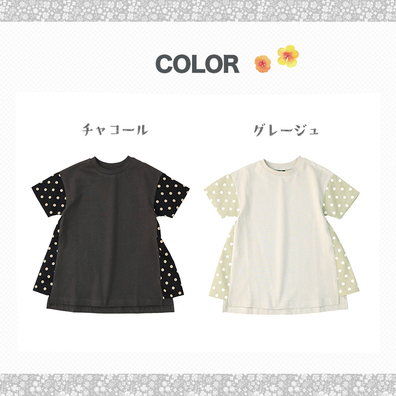 GrinLab（グリンラボ） ワンピース 夏 キッズ ベビー 半袖 女の子