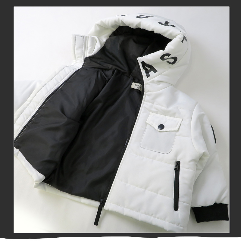 GrinLab（グリンラボ） コート ベビー 中綿 ジャケット 男の子 ロゴ