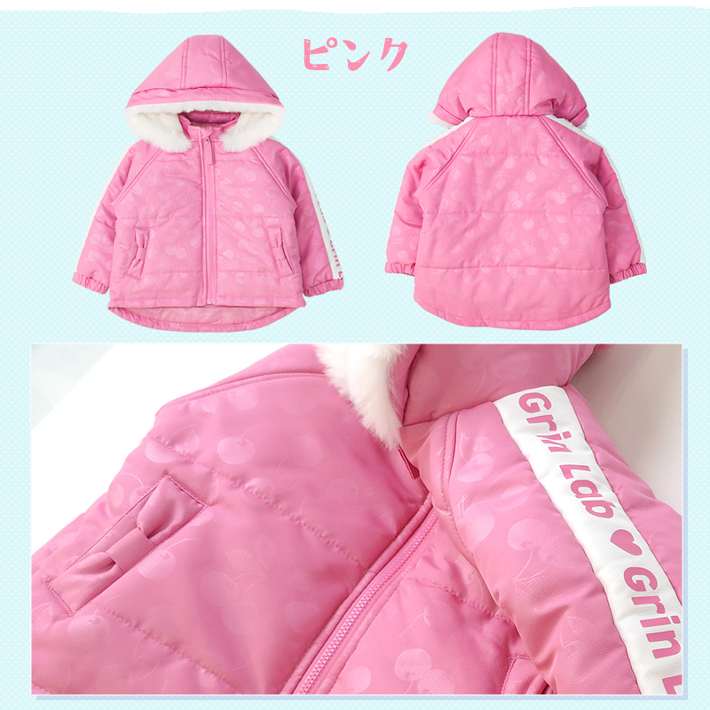 GrinLab（グリンラボ） コート ベビー 中綿 ジャケット 女の子