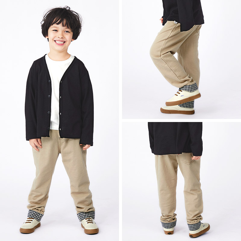 ZOOMIC（ズーミック） 子供服 ボトムス 男の子 チェック 折り曲げ