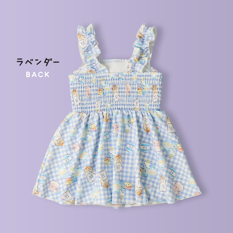 オバケーヌ ワンピース水着 女の子 キッズ 子供 水着 130cm 140cm 子供
