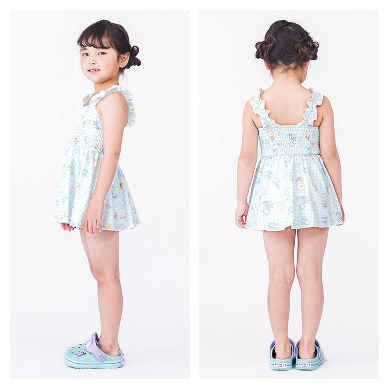 オバケーヌ ワンピース水着 女の子 キッズ 子供 水着 130cm 140cm 子供