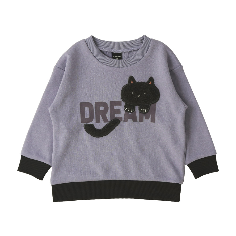 GrinLab（グリンラボ） キッズ プリント トレーナー 裏毛 長袖