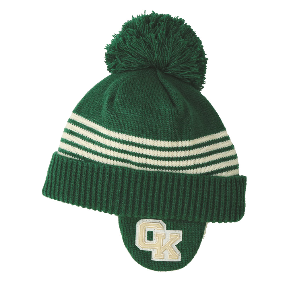 GrinLab（グリンラボ） キッズ ベビー ニット帽 耳当て付き 男の子