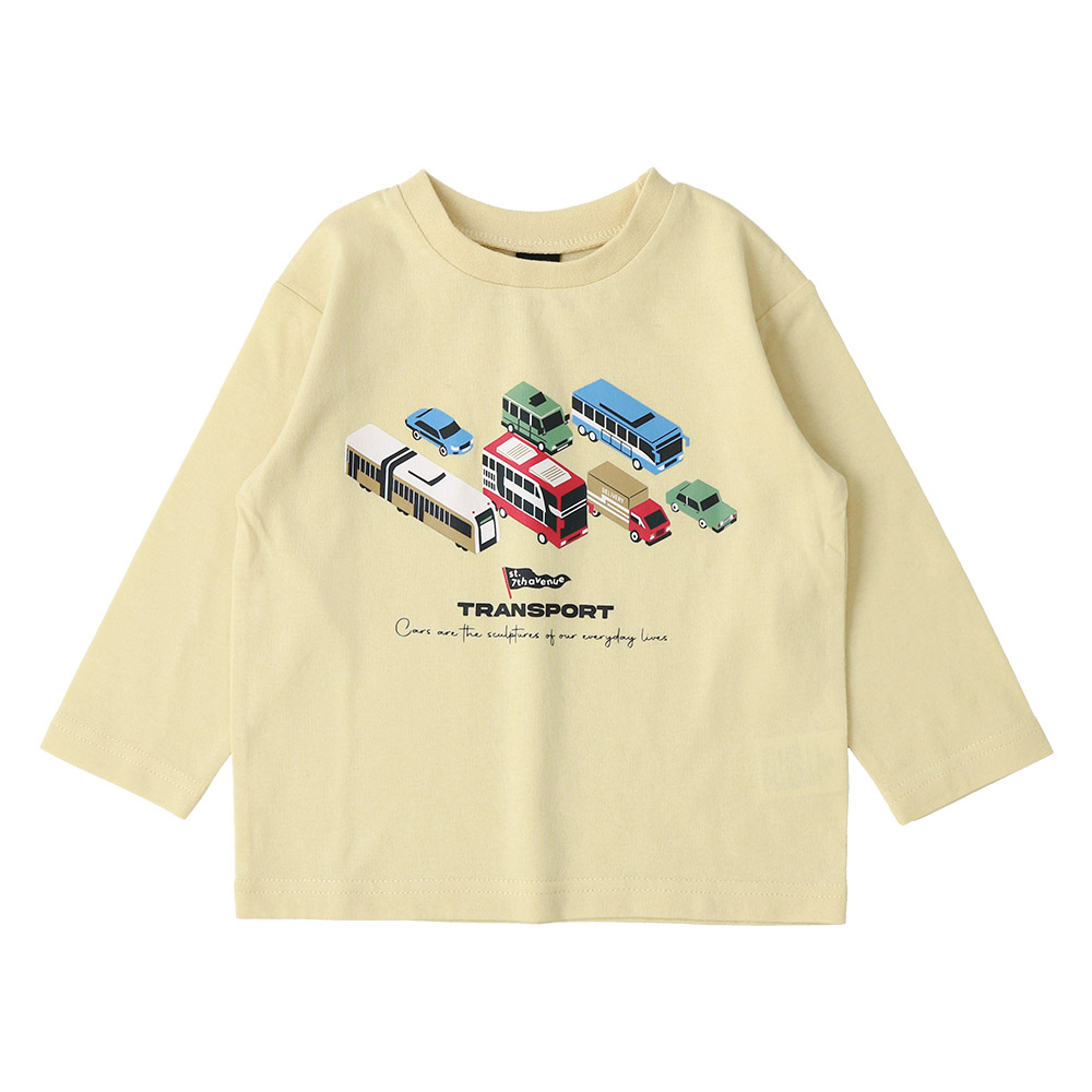 GrinLab（グリンラボ） キッズ プリント ロンT 長袖 Tシャツ 男の子