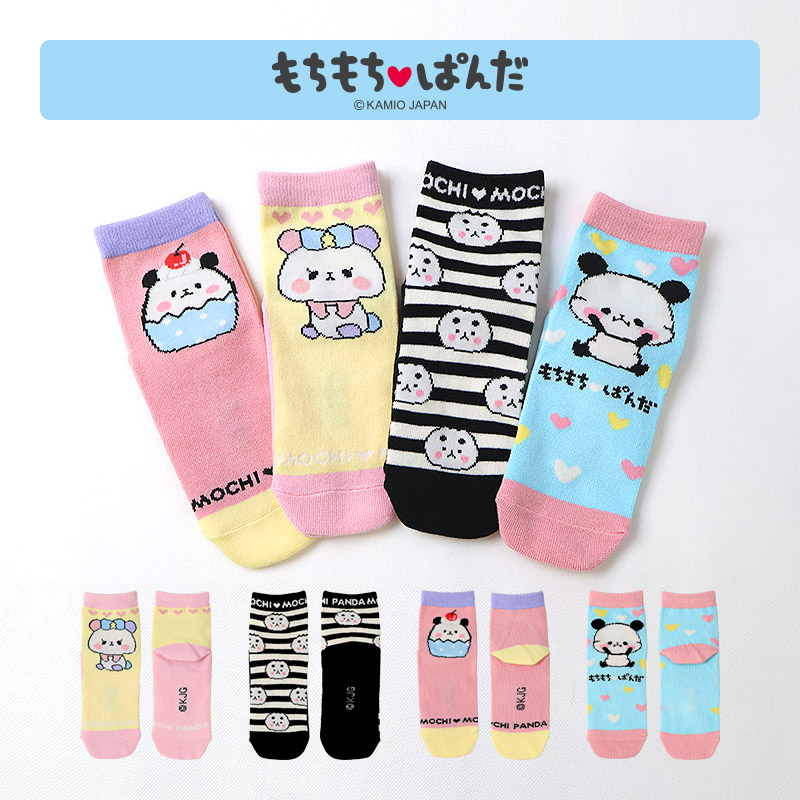 キャラクターソックス 4足セット 19cm-24cm ハッピーバッグ