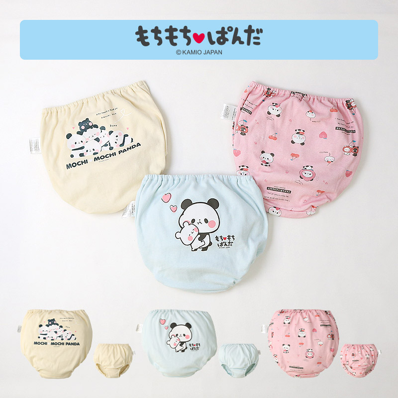キャラクターショーツ 3枚セット ハッピーバッグ オバケーヌ もちもちぱんだ 肌着 下着 女の子 綿100% キッズ 子供服 ガールズ 120cm 130cm 140cm |  | 05