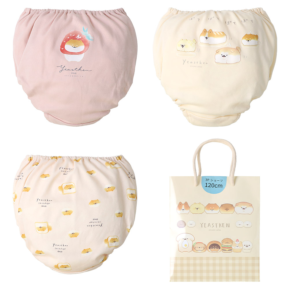 キャラクターショーツ 3枚セット キッズ 下着 肌着 女の子 綿100