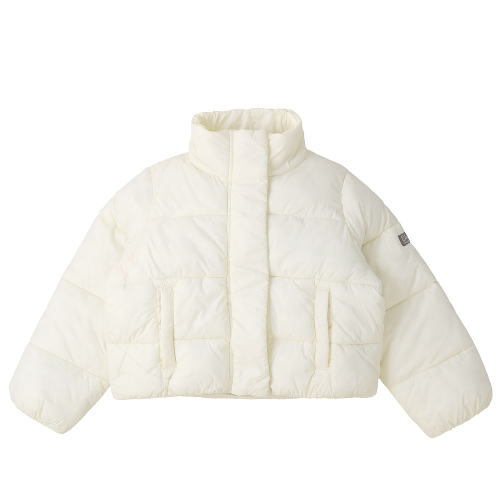 キッズ 中綿ジャケット 女の子 撥水加工 洗える ポケット付 中綿アウター 中わた入り 軽量 フード無し GrinLab 防寒 グリンラボ 90 100 110 120 130 140 150 160 | GrinLab | 02