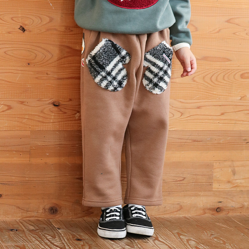 ZOOMIC（ズーミック） キッズ 10分丈パンツ スウェットパンツ 裏起毛