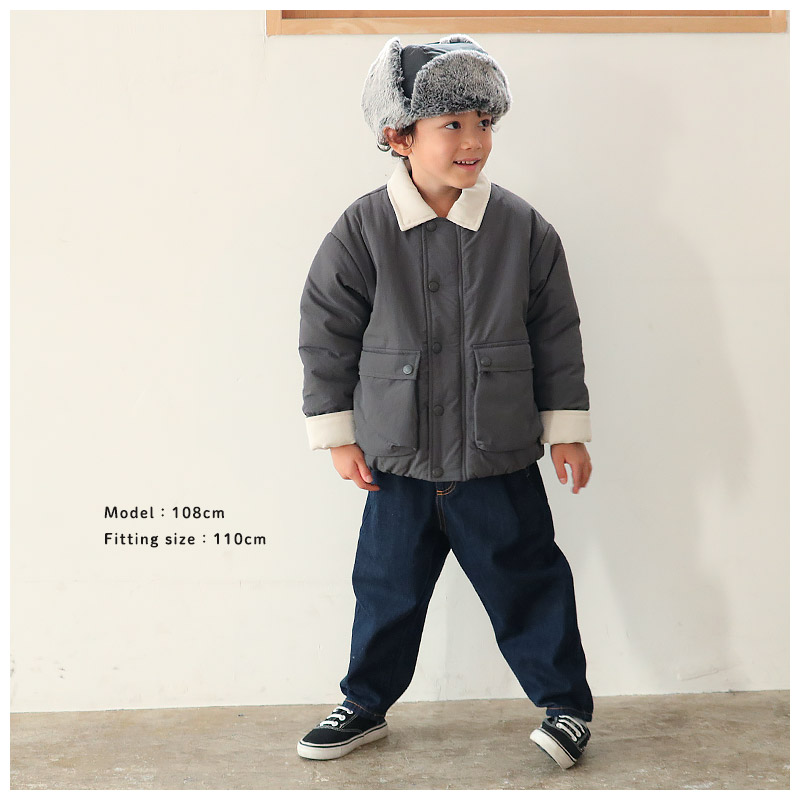 GrinLab（グリンラボ） キッズ ベビー ジャケット 中綿入り 撥水加工