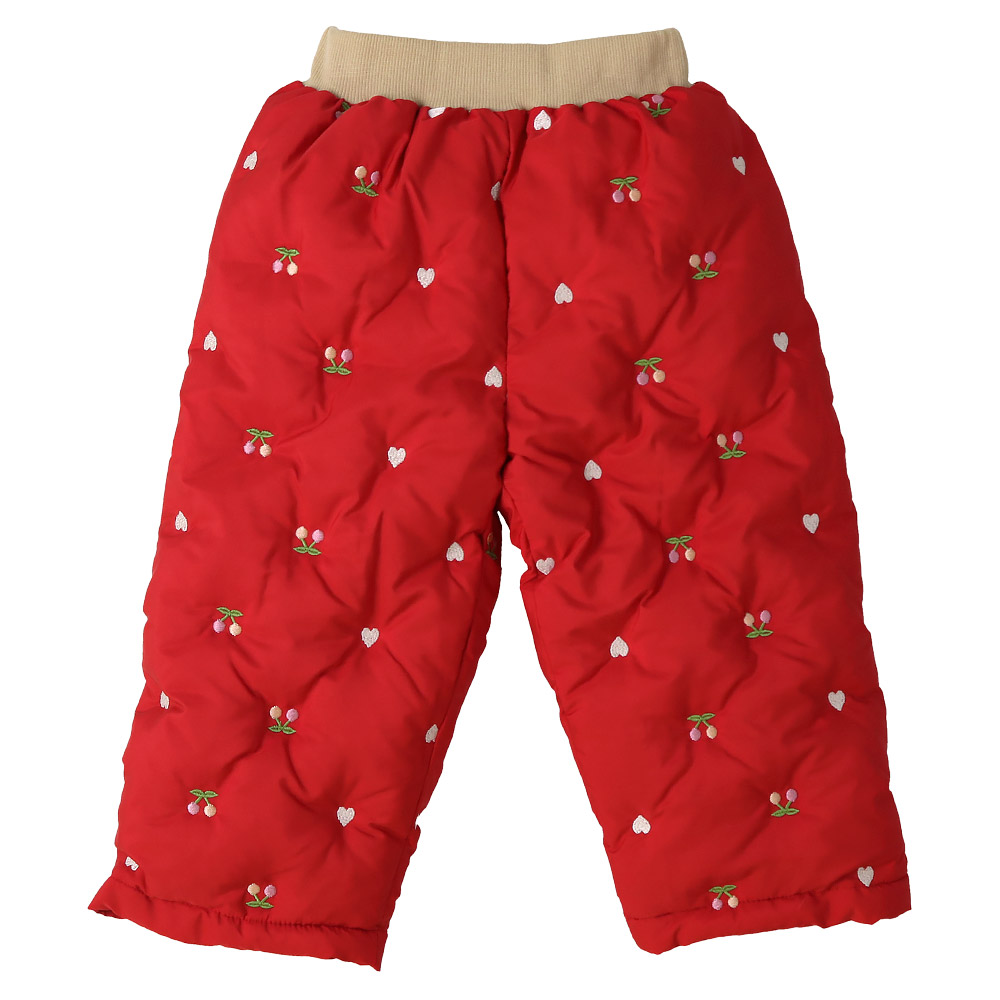 GrinLab（グリンラボ） キッズ ベビー 中綿パンツ 刺繍 男の子 女の子