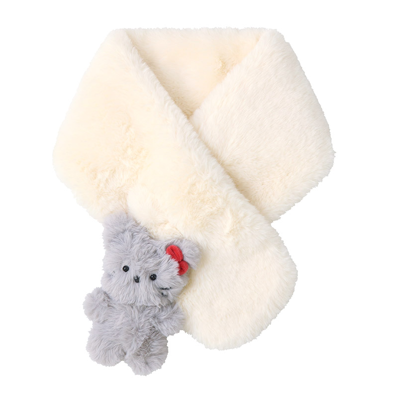 GrinLab（グリンラボ） キッズ アニマル ぬいぐるみ マフラー 差し込み