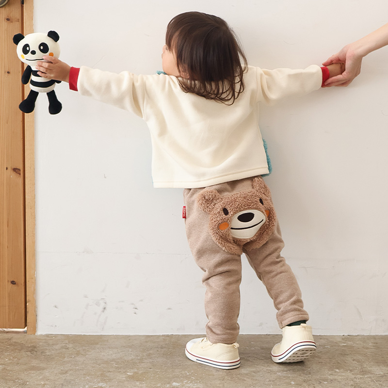 キッズ 10分丈パンツ スウェットパンツ 裏起毛 起毛あり 男の子 女の子 アニマル 動物 ZOOMIC ズーミック ベビー ストレッチ ボトムス 80 90 95 100 110 120 130 | ZOOMIC | 06