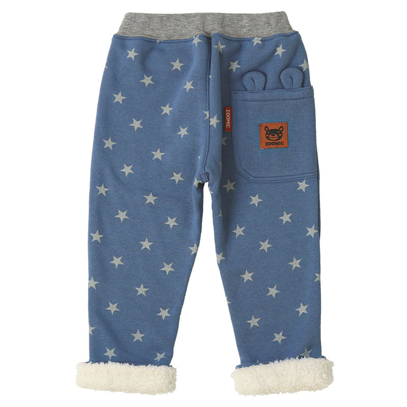 ZOOMIC（ズーミック） キッズ ロングパンツ 10分丈 裏起毛 ボア 長