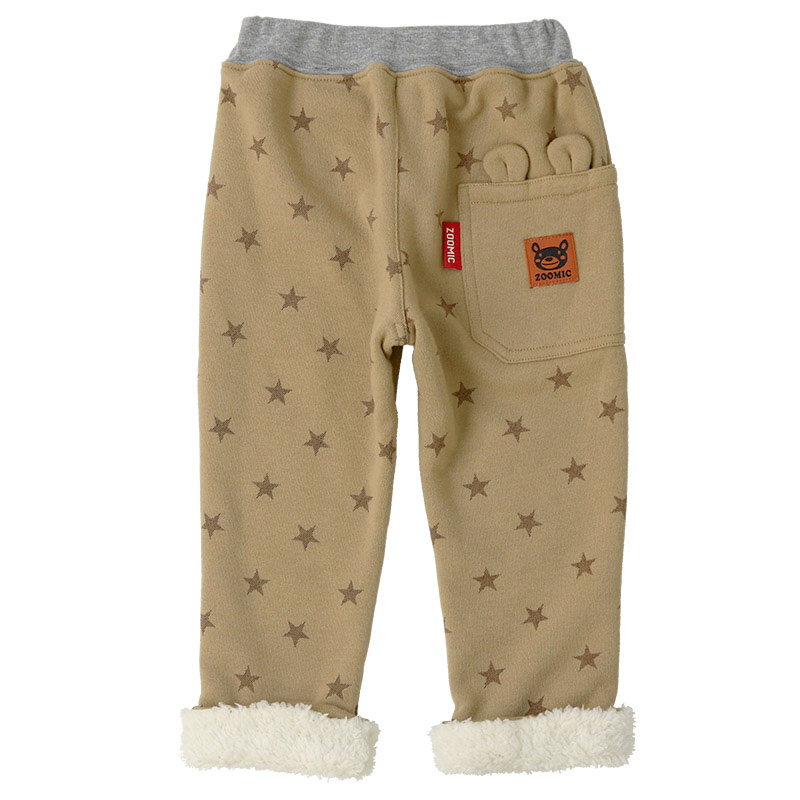 ZOOMIC（ズーミック） キッズ ロングパンツ 10分丈 裏起毛 ボア 長