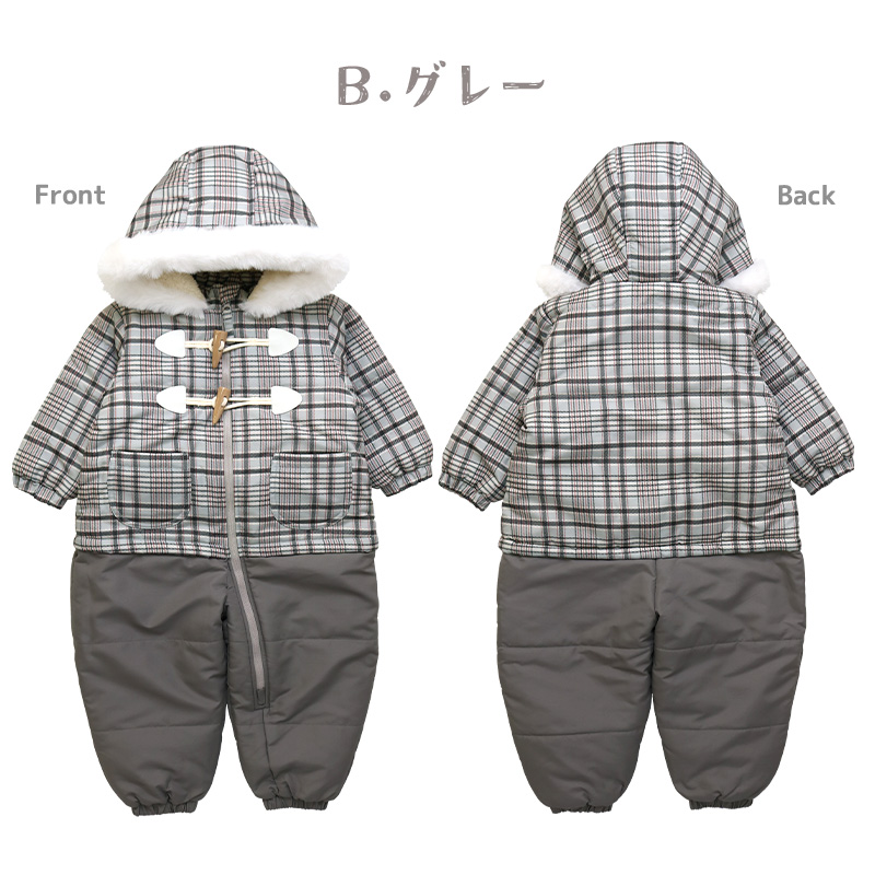 キッズ ジャンプスーツ スノーコンビ 女の子 つなぎ 中綿 防寒 アウター 撥水加工 80 90 95 100 子供服 ファー付き ベビー スノーウェア  スキーウェア 保温 : 304813 : ZOOLAND - 通販 - Yahoo!ショッピング