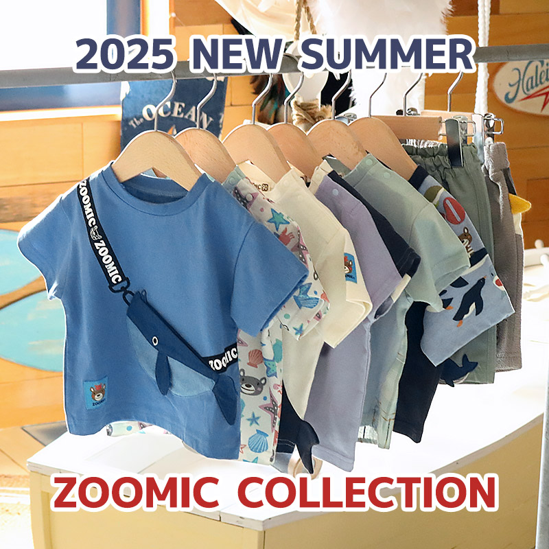 ZOOMIC（ズーミック） キッズ Tシャツ 半袖 プリントT ベビー トップス