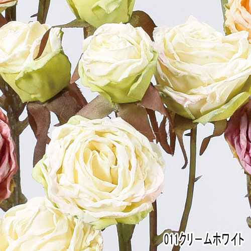 造花 アレンジ 人工樹木 ドライタッチローズ×6(as250/40) | アスカ商会 | 04