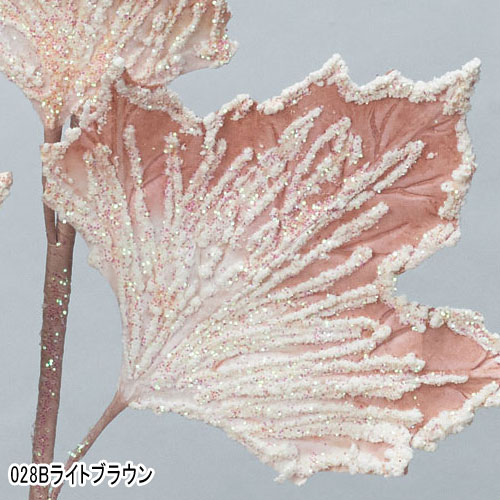 アスカ asca クリスマス 造花 ディスプレイ グリッターメープルリーフ(as249/64) | アスカ商会 | 02