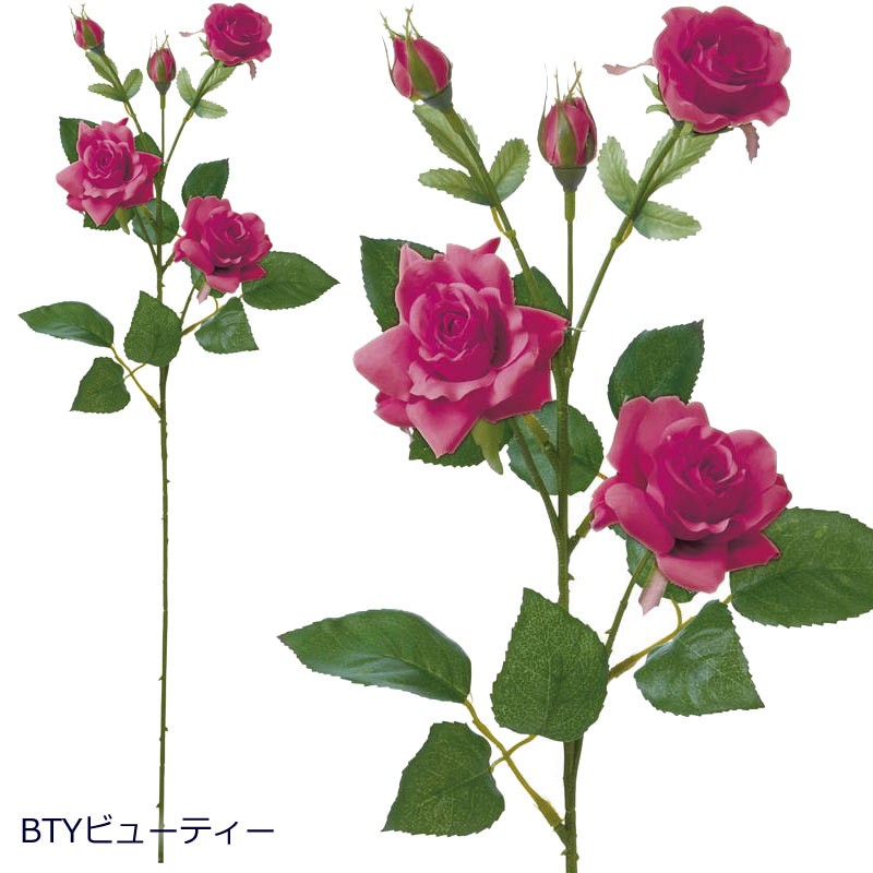 造花 YDM ローズ＊5 イエロー FA6597-Y 造花 花材「は行」 バラ