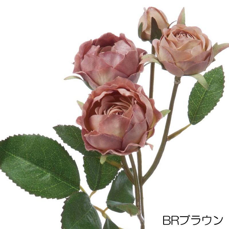 造花 アートフラワー バラ 薔薇 ばら ミルフィーユローズスプレー(DMFG2023/27)｜zoukasousyoku-d｜02
