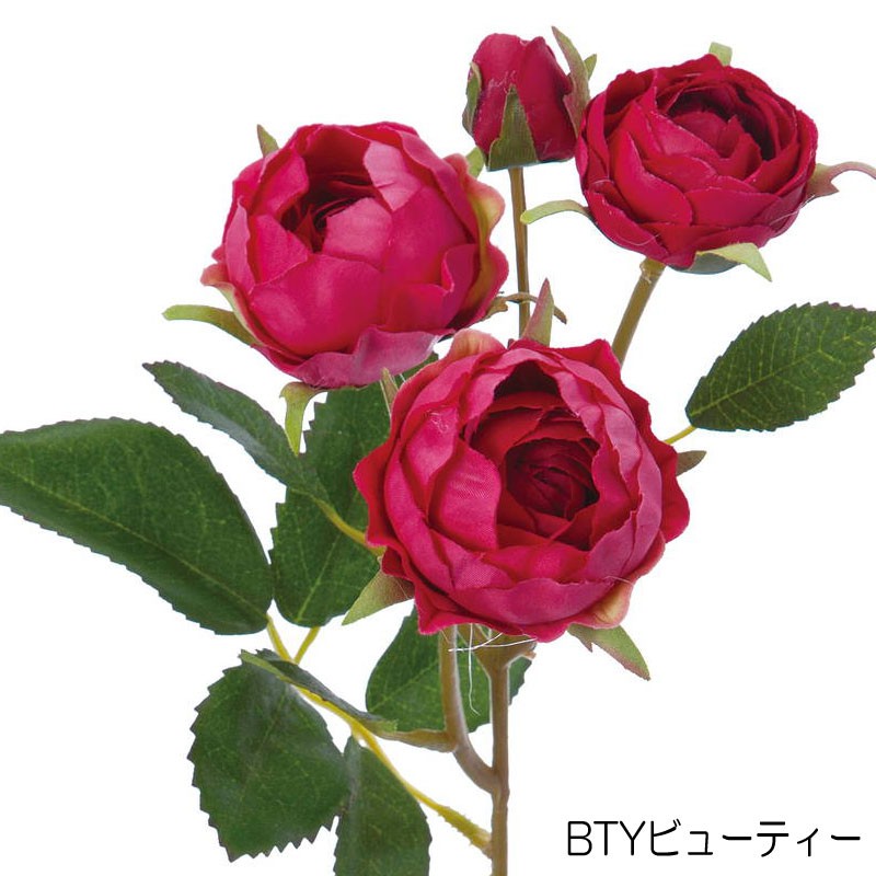 造花 アートフラワー バラ 薔薇 ばら ミルフィーユローズスプレー(DMFG2023/27)｜zoukasousyoku-d｜03