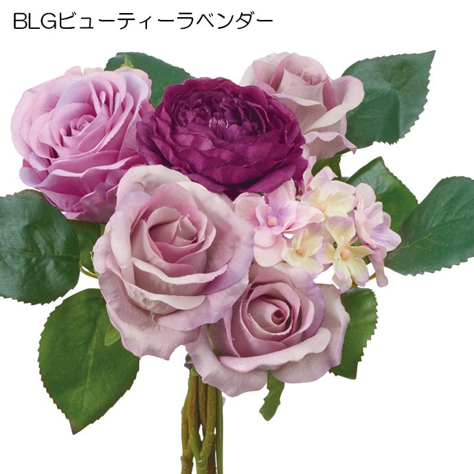 造花 アートフラワー 花束 ミレーヌローズラナンバンドル(DMFG22/89) :FB-2455:造花ディスプレイ ドットコム - 通販 -  Yahoo!ショッピング