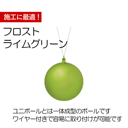 クリスマスツリー飾り 120ｍｍフロストユニボール(ワイヤー付)(2ケ/パック) クリスマスオーナメント(AB61) |  | 08