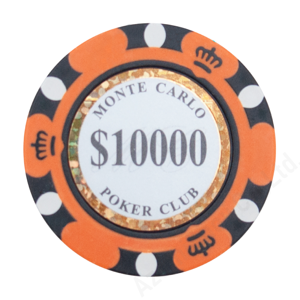 モンテカルロ ポーカーチップ 25枚 セット ポーカー カジノ コイン 