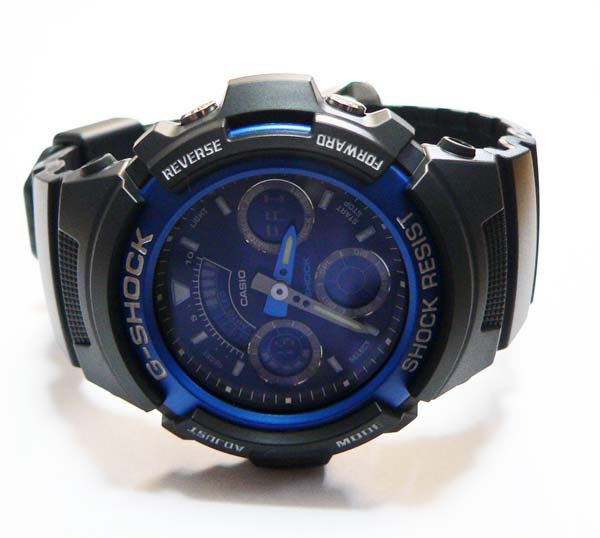 CASIO G-SHOCK AW-591-2A カシオ Gショック アナデジ腕時計 ブルー カシオ 腕時計 海外モデル メンズ G-SHOCK  ジーショック 黒 ブラック 青